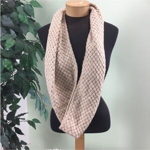 Deb basket weave style tan infinity scarf Woman’s One Size Fits Most